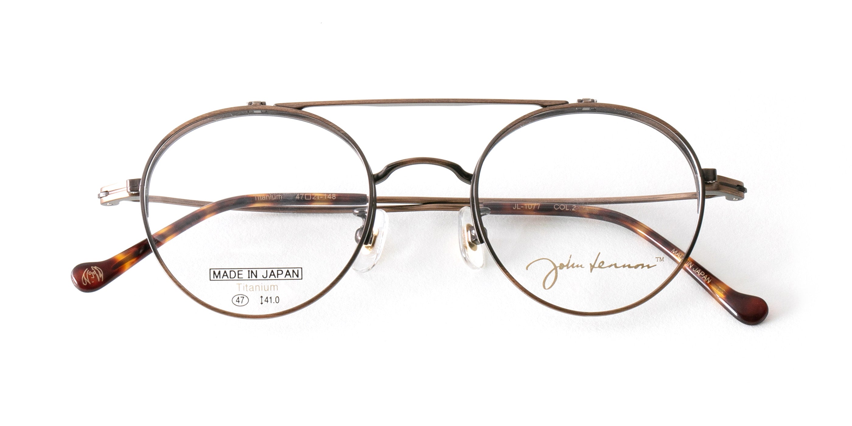 John Lennon ジョンレノン 日本製メガネフレーム JL-6019-2 丸メガネ 